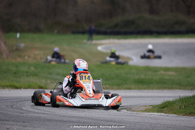 9 & 10/03/2024 : 1ère manche du Championnat du Sud au circuit d’Aigues-Vives (photos Stéphane Agnus) 2024 — karting
