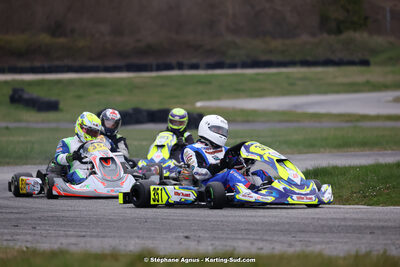 9 & 10/03/2024 : 1ère manche du Championnat du Sud au circuit d’Aigues-Vives (photos Stéphane Agnus) 2024 — karting