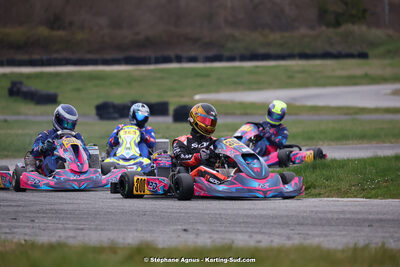 9 & 10/03/2024 : 1ère manche du Championnat du Sud au circuit d’Aigues-Vives (photos Stéphane Agnus) 2024 — karting