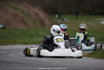 9 & 10/03/2024 : 1ère manche du Championnat du Sud au circuit d’Aigues-Vives (photos Stéphane Agnus) 2024 — karting