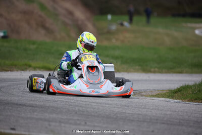 9 & 10/03/2024 : 1ère manche du Championnat du Sud au circuit d’Aigues-Vives (photos Stéphane Agnus) 2024 — karting