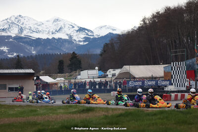 9 & 10/03/2024 : 1ère manche du Championnat du Sud au circuit d’Aigues-Vives (photos Stéphane Agnus) 2024 — karting