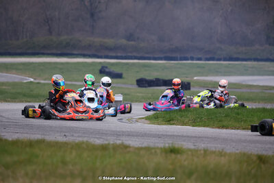 9 & 10/03/2024 : 1ère manche du Championnat du Sud au circuit d’Aigues-Vives (photos Stéphane Agnus) 2024 — karting