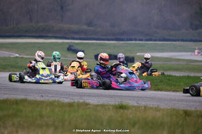 9 & 10/03/2024 : 1ère manche du Championnat du Sud au circuit d’Aigues-Vives (photos Stéphane Agnus) 2024 — karting