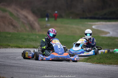 9 & 10/03/2024 : 1ère manche du Championnat du Sud au circuit d’Aigues-Vives (photos Stéphane Agnus) 2024 — karting
