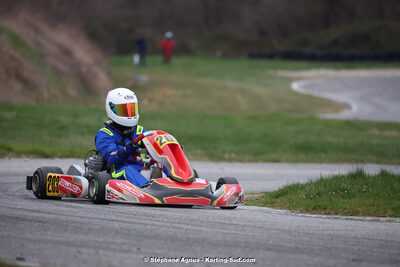 9 & 10/03/2024 : 1ère manche du Championnat du Sud au circuit d’Aigues-Vives (photos Stéphane Agnus) 2024 — karting