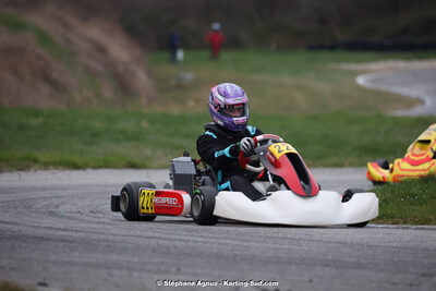 9 & 10/03/2024 : 1ère manche du Championnat du Sud au circuit d’Aigues-Vives (photos Stéphane Agnus) 2024 — karting