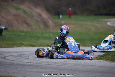 9 & 10/03/2024 : 1ère manche du Championnat du Sud au circuit d’Aigues-Vives (photos Stéphane Agnus) 2024 — karting