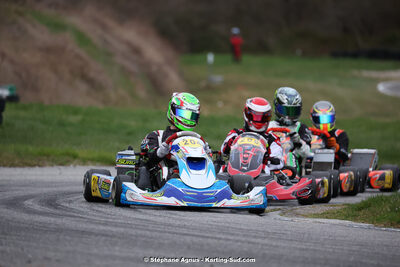 9 & 10/03/2024 : 1ère manche du Championnat du Sud au circuit d’Aigues-Vives (photos Stéphane Agnus) 2024 — karting