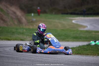 9 & 10/03/2024 : 1ère manche du Championnat du Sud au circuit d’Aigues-Vives (photos Stéphane Agnus) 2024 — karting