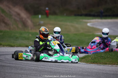 9 & 10/03/2024 : 1ère manche du Championnat du Sud au circuit d’Aigues-Vives (photos Stéphane Agnus) 2024 — karting