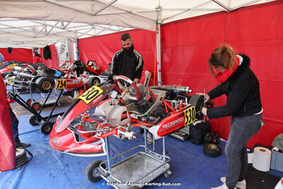 9 & 10/03/2024 : 1ère manche du Championnat du Sud au circuit d’Aigues-Vives (photos Stéphane Agnus) 2024 — karting