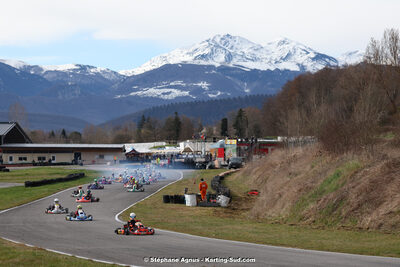 9 & 10/03/2024 : 1ère manche du Championnat du Sud au circuit d’Aigues-Vives (photos Stéphane Agnus) 2024 — karting