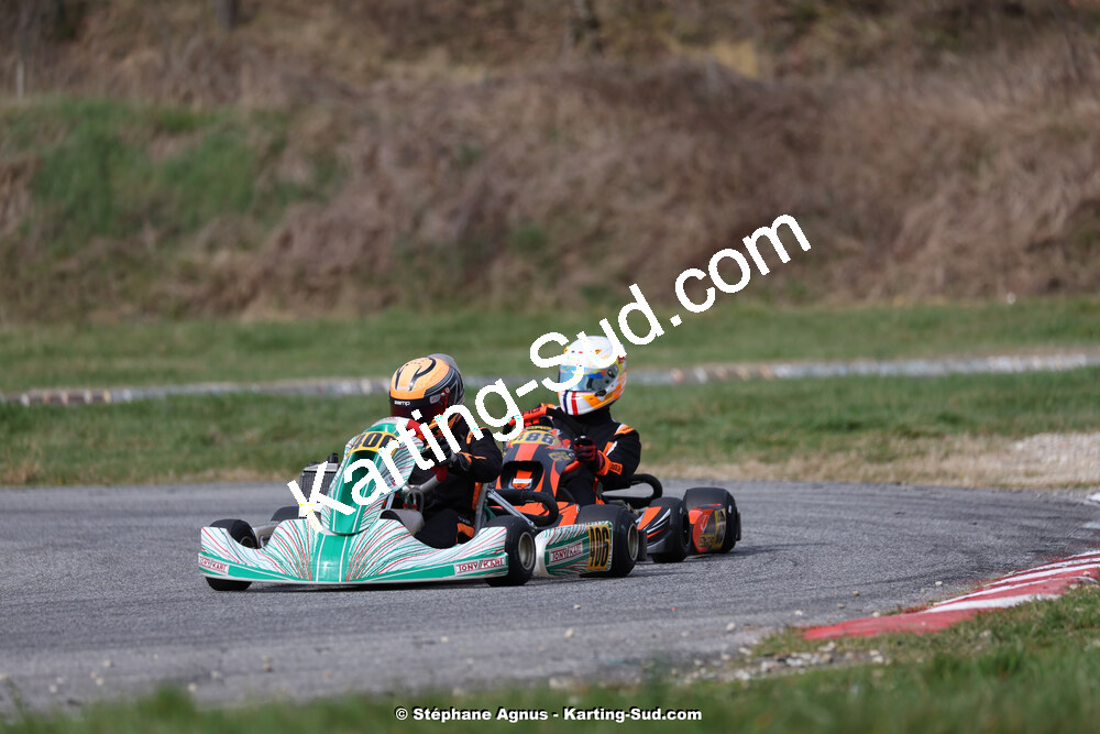 9 & 10/03/2024 : 1ère manche du Championnat du Sud au circuit d’Aigues-Vives (photos Stéphane Agnus) 2024 — karting