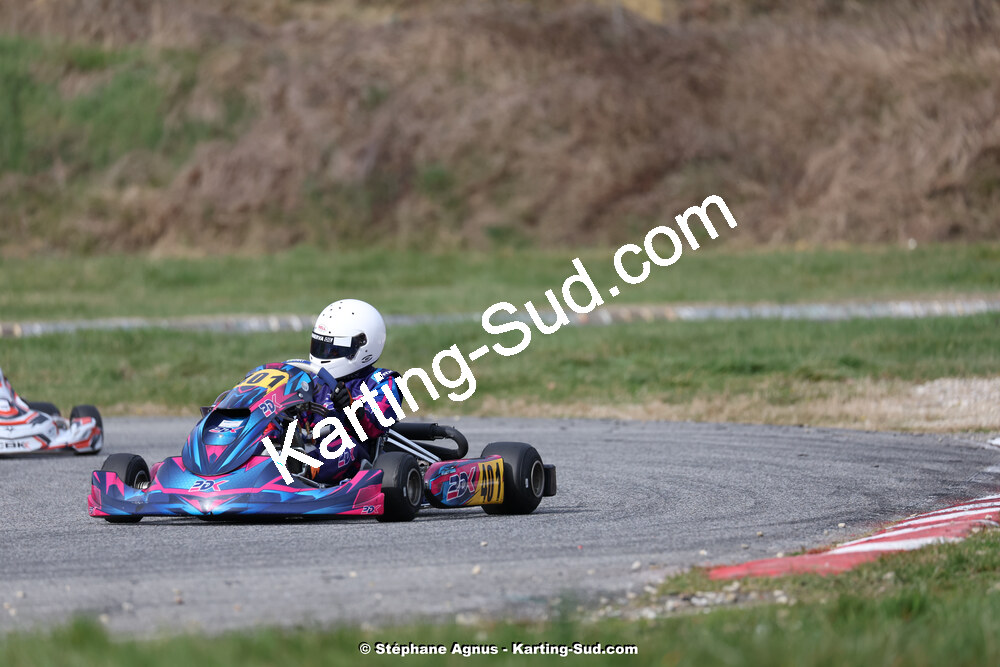 9 & 10/03/2024 : 1ère manche du Championnat du Sud au circuit d’Aigues-Vives (photos Stéphane Agnus) 2024 — karting