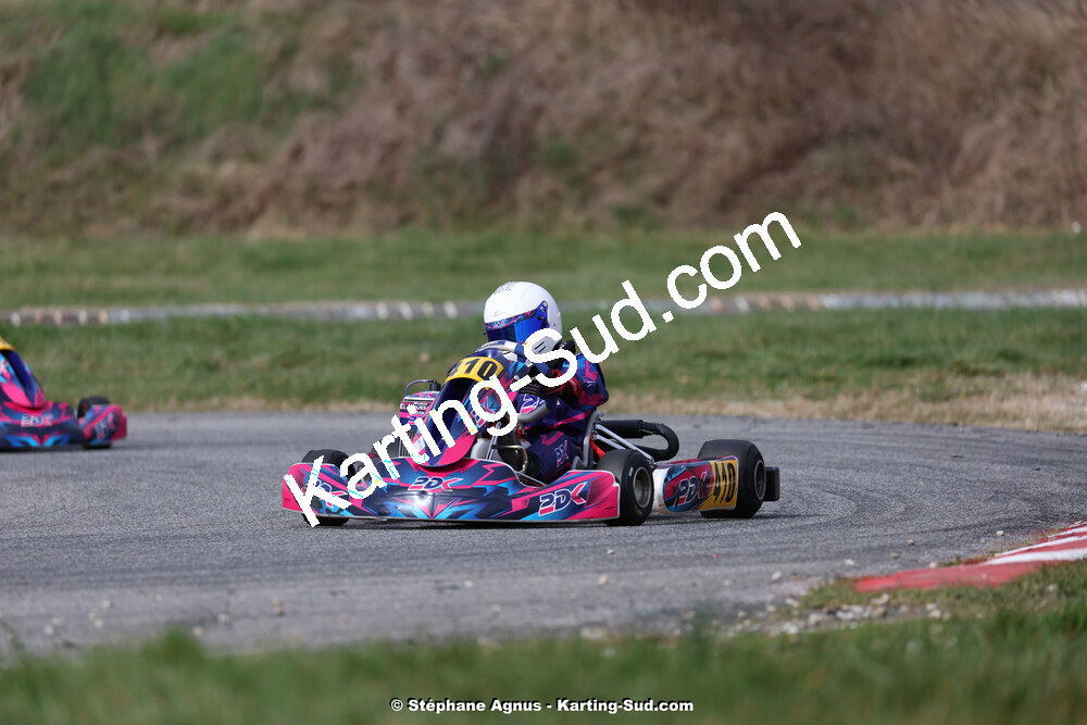 9 & 10/03/2024 : 1ère manche du Championnat du Sud au circuit d’Aigues-Vives (photos Stéphane Agnus) 2024 — karting