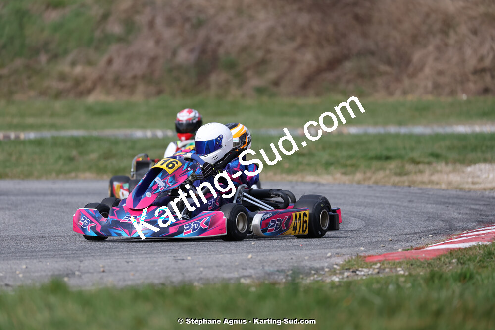 9 & 10/03/2024 : 1ère manche du Championnat du Sud au circuit d’Aigues-Vives (photos Stéphane Agnus) 2024 — karting