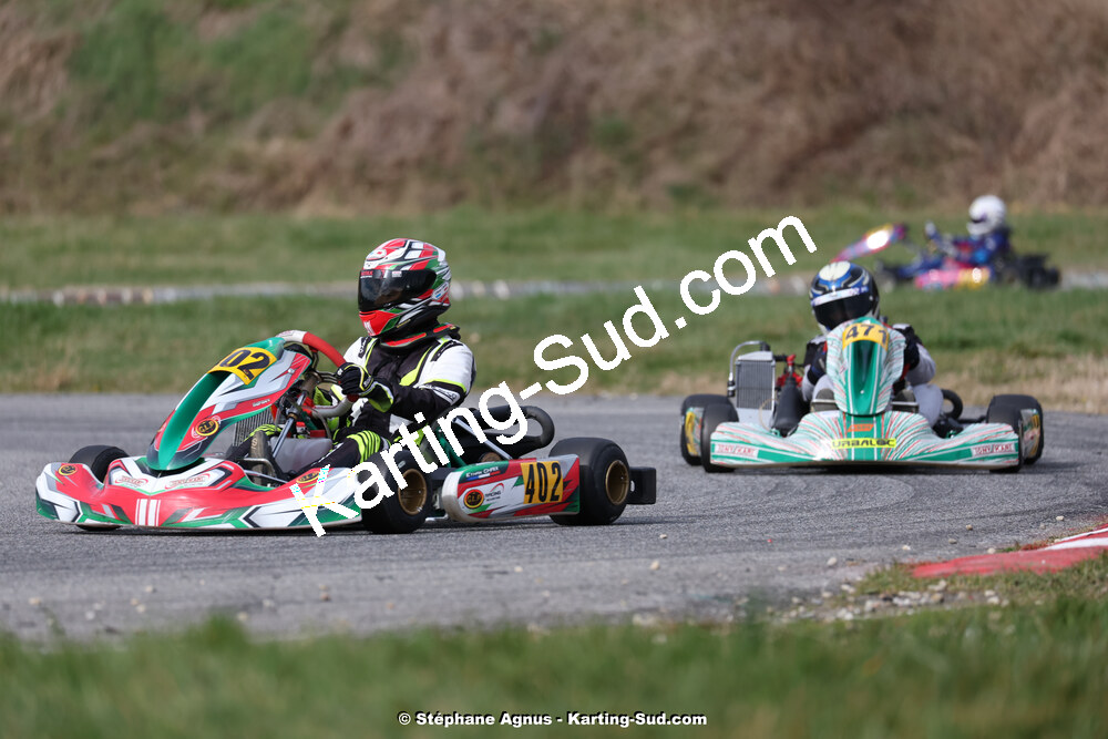 9 & 10/03/2024 : 1ère manche du Championnat du Sud au circuit d’Aigues-Vives (photos Stéphane Agnus) 2024 — karting