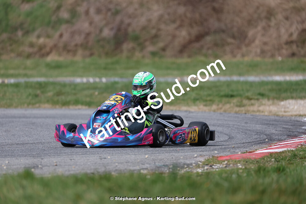 9 & 10/03/2024 : 1ère manche du Championnat du Sud au circuit d’Aigues-Vives (photos Stéphane Agnus) 2024 — karting