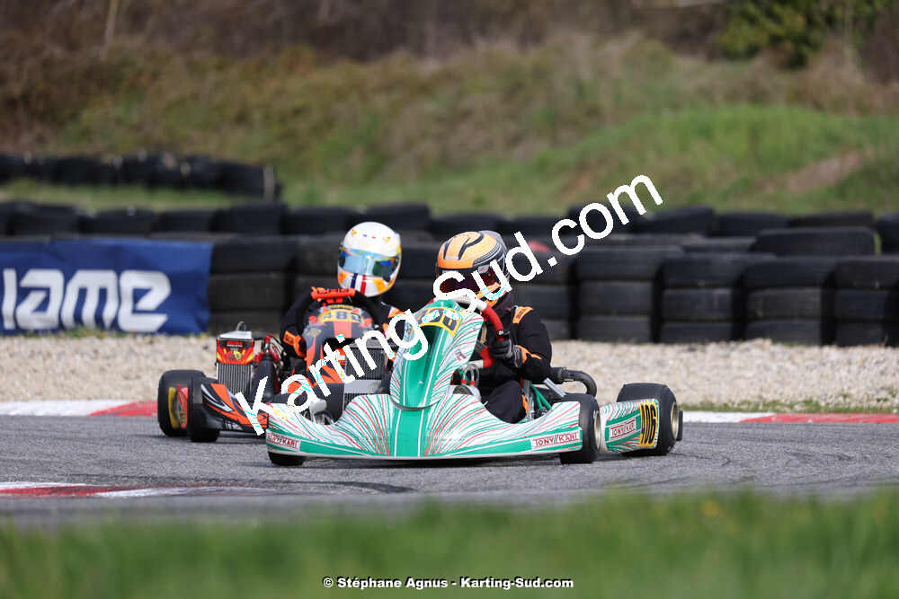 9 & 10/03/2024 : 1ère manche du Championnat du Sud au circuit d’Aigues-Vives (photos Stéphane Agnus) 2024 — karting