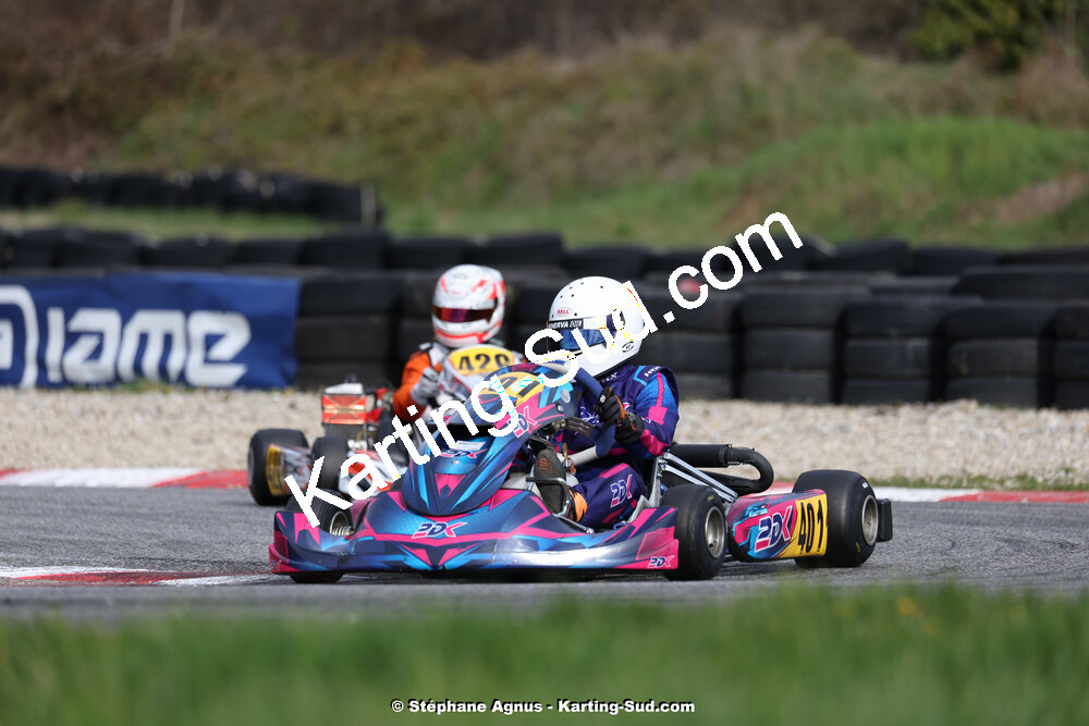 9 & 10/03/2024 : 1ère manche du Championnat du Sud au circuit d’Aigues-Vives (photos Stéphane Agnus) 2024 — karting