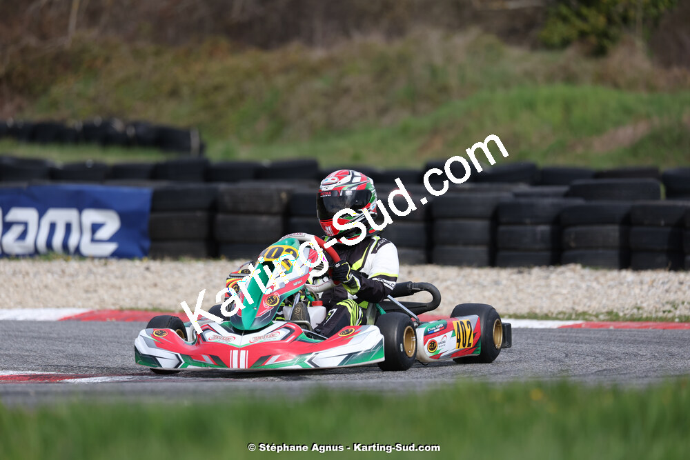 9 & 10/03/2024 : 1ère manche du Championnat du Sud au circuit d’Aigues-Vives (photos Stéphane Agnus) 2024 — karting