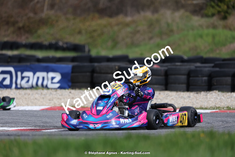 9 & 10/03/2024 : 1ère manche du Championnat du Sud au circuit d’Aigues-Vives (photos Stéphane Agnus) 2024 — karting