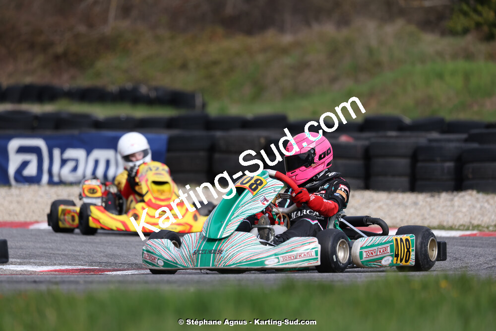 9 & 10/03/2024 : 1ère manche du Championnat du Sud au circuit d’Aigues-Vives (photos Stéphane Agnus) 2024 — karting