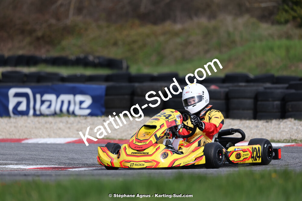 9 & 10/03/2024 : 1ère manche du Championnat du Sud au circuit d’Aigues-Vives (photos Stéphane Agnus) 2024 — karting