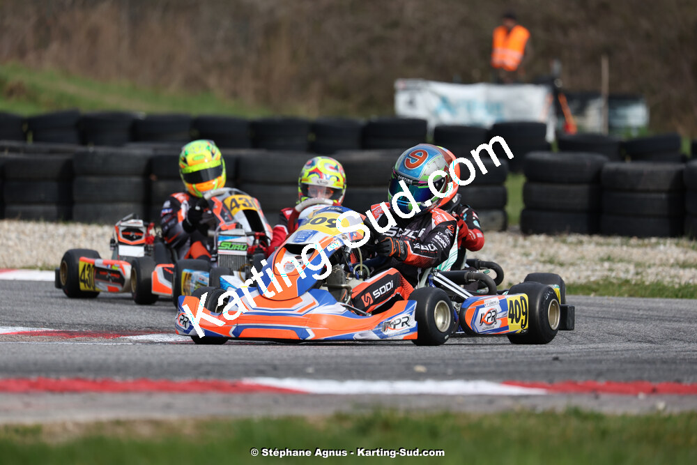 9 & 10/03/2024 : 1ère manche du Championnat du Sud au circuit d’Aigues-Vives (photos Stéphane Agnus) 2024 — karting