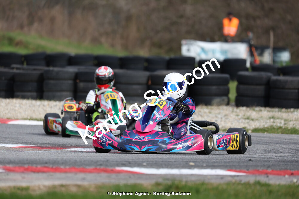 9 & 10/03/2024 : 1ère manche du Championnat du Sud au circuit d’Aigues-Vives (photos Stéphane Agnus) 2024 — karting