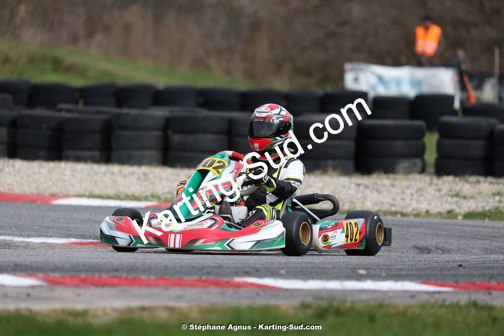 9 & 10/03/2024 : 1ère manche du Championnat du Sud au circuit d’Aigues-Vives (photos Stéphane Agnus) 2024 — karting