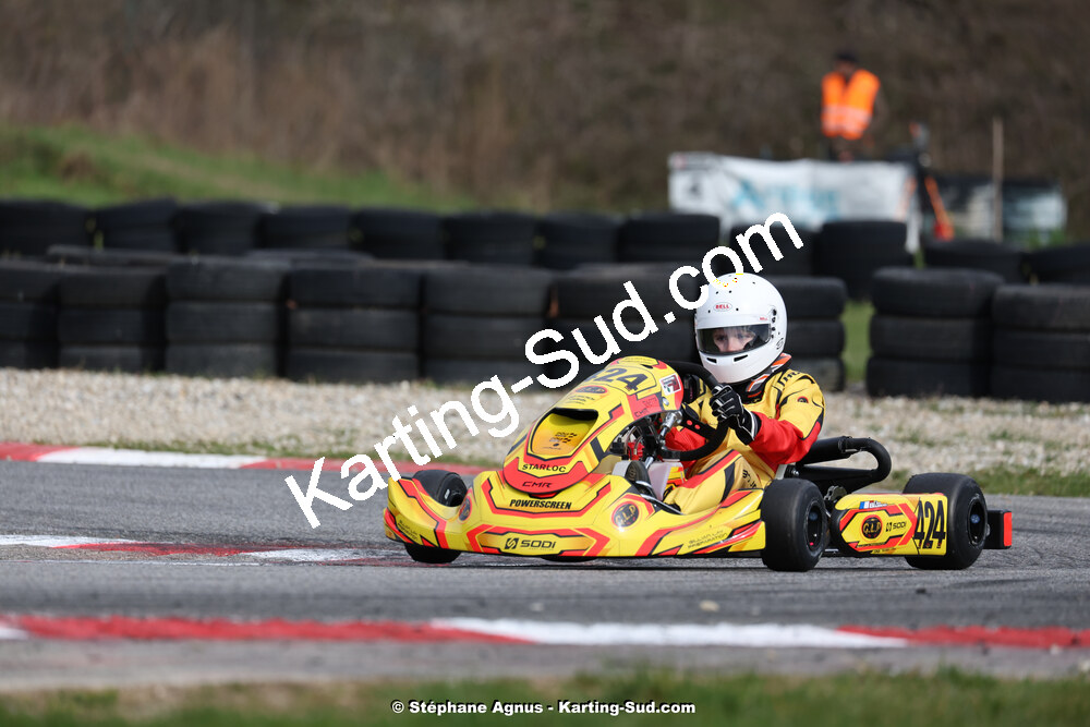 9 & 10/03/2024 : 1ère manche du Championnat du Sud au circuit d’Aigues-Vives (photos Stéphane Agnus) 2024 — karting