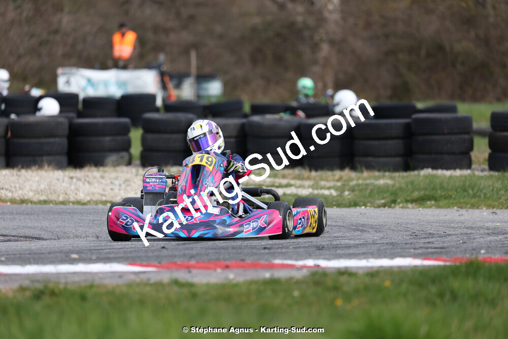 9 & 10/03/2024 : 1ère manche du Championnat du Sud au circuit d’Aigues-Vives (photos Stéphane Agnus) 2024 — karting