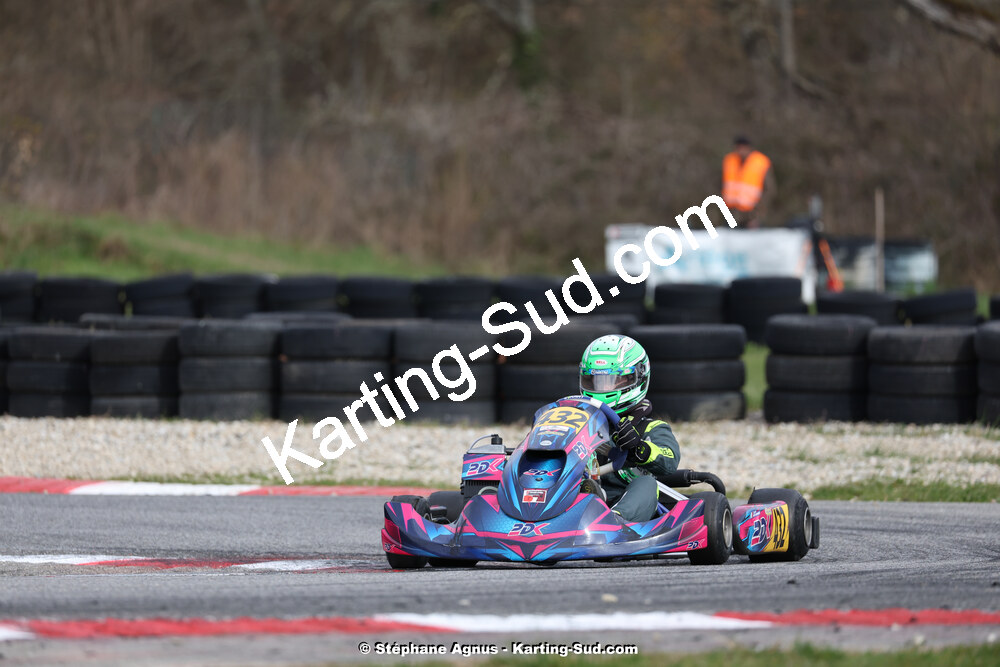 9 & 10/03/2024 : 1ère manche du Championnat du Sud au circuit d’Aigues-Vives (photos Stéphane Agnus) 2024 — karting