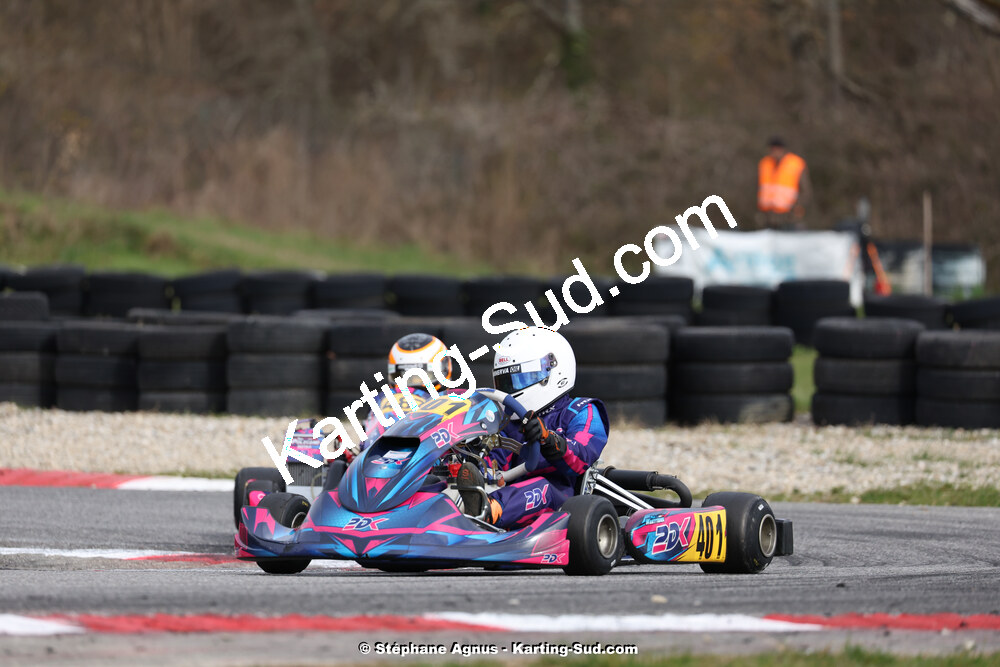 9 & 10/03/2024 : 1ère manche du Championnat du Sud au circuit d’Aigues-Vives (photos Stéphane Agnus) 2024 — karting