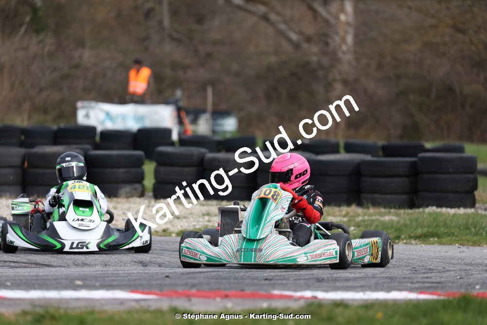 9 & 10/03/2024 : 1ère manche du Championnat du Sud au circuit d’Aigues-Vives (photos Stéphane Agnus) 2024 — karting