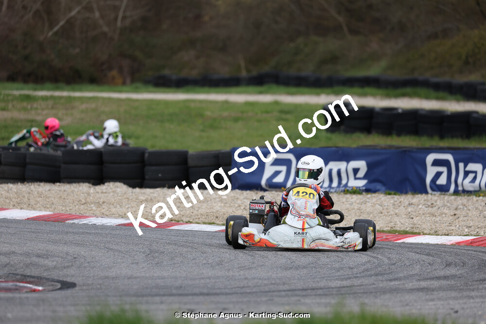 9 & 10/03/2024 : 1ère manche du Championnat du Sud au circuit d’Aigues-Vives (photos Stéphane Agnus) 2024 — karting