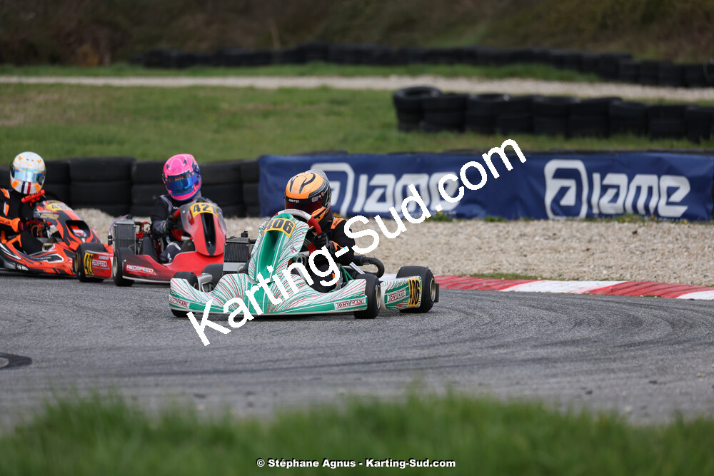 9 & 10/03/2024 : 1ère manche du Championnat du Sud au circuit d’Aigues-Vives (photos Stéphane Agnus) 2024 — karting