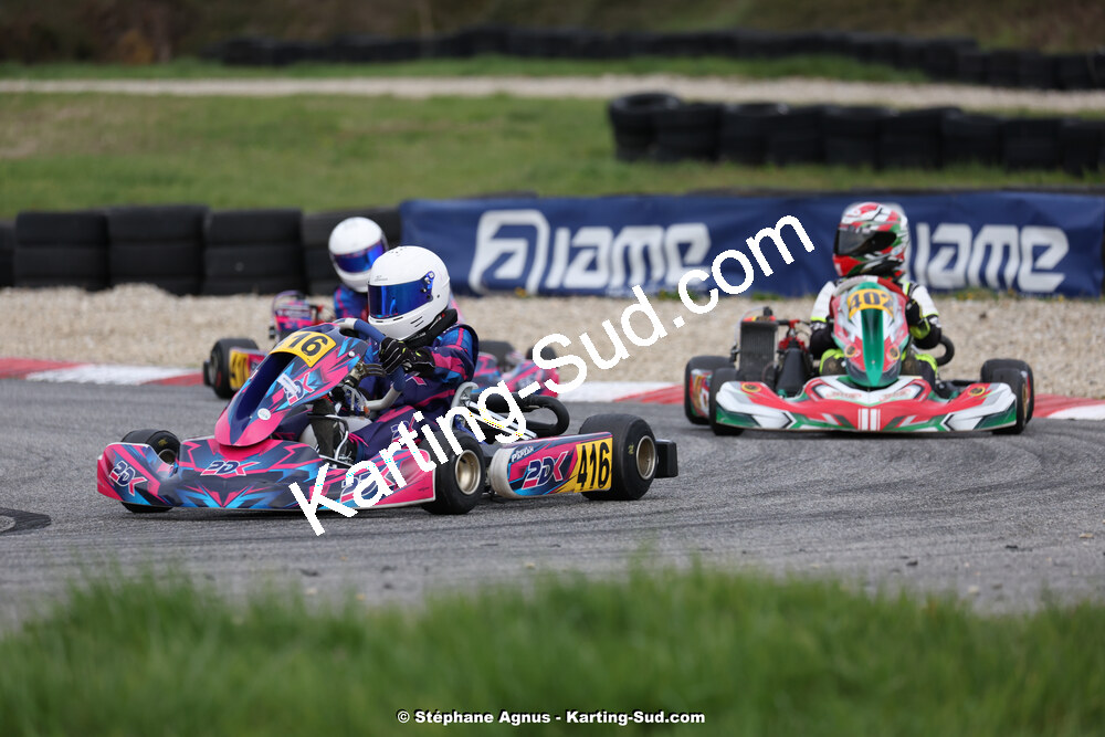 9 & 10/03/2024 : 1ère manche du Championnat du Sud au circuit d’Aigues-Vives (photos Stéphane Agnus) 2024 — karting