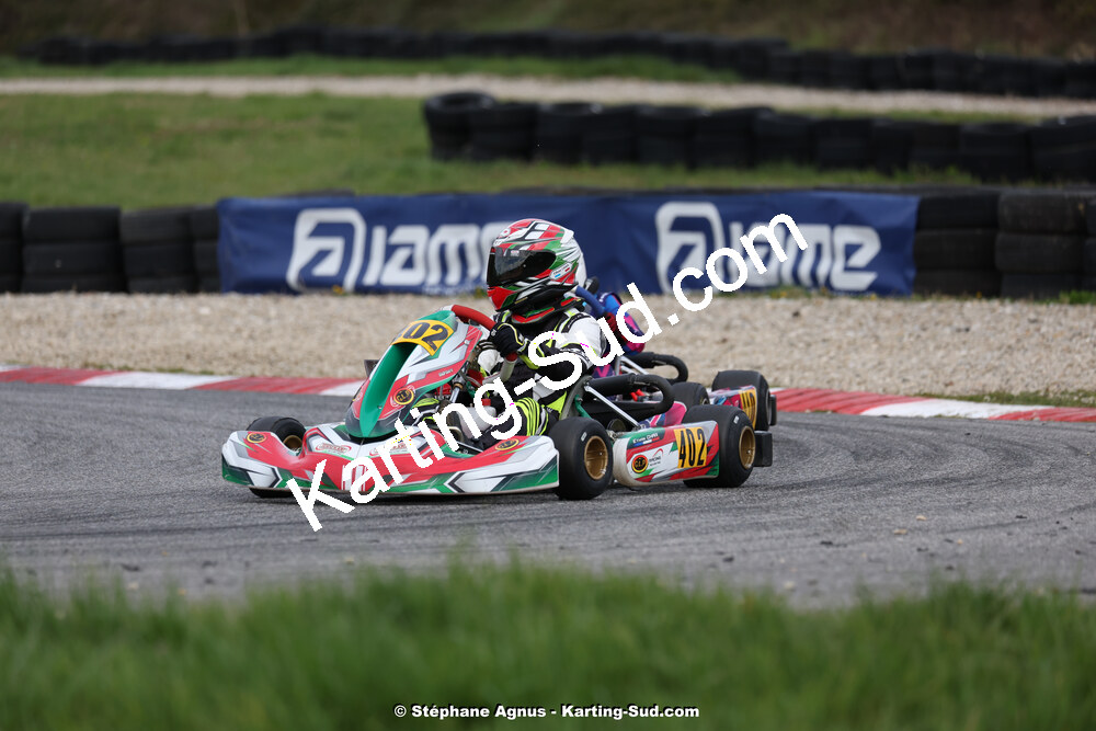 9 & 10/03/2024 : 1ère manche du Championnat du Sud au circuit d’Aigues-Vives (photos Stéphane Agnus) 2024 — karting