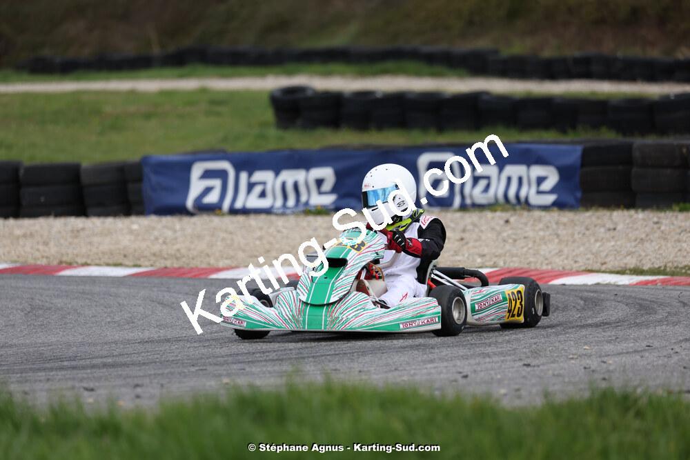 9 & 10/03/2024 : 1ère manche du Championnat du Sud au circuit d’Aigues-Vives (photos Stéphane Agnus) 2024 — karting