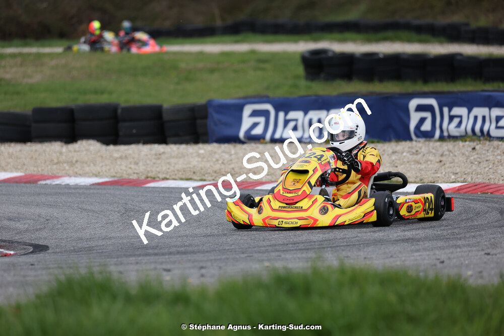 9 & 10/03/2024 : 1ère manche du Championnat du Sud au circuit d’Aigues-Vives (photos Stéphane Agnus) 2024 — karting
