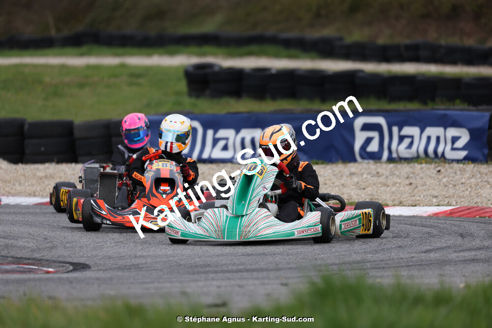 9 & 10/03/2024 : 1ère manche du Championnat du Sud au circuit d’Aigues-Vives (photos Stéphane Agnus) 2024 — karting