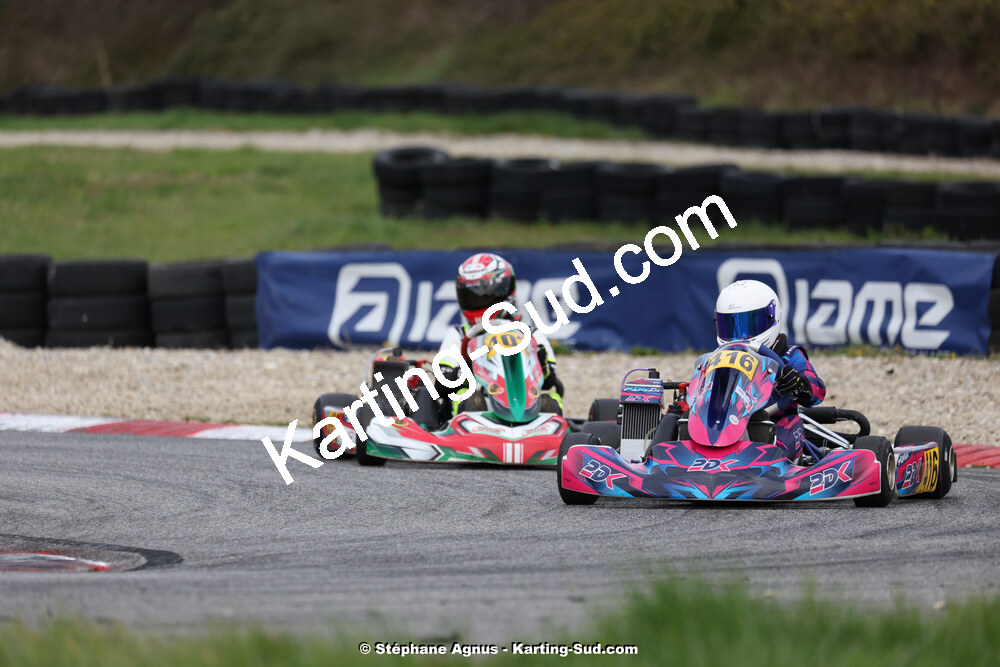 9 & 10/03/2024 : 1ère manche du Championnat du Sud au circuit d’Aigues-Vives (photos Stéphane Agnus) 2024 — karting