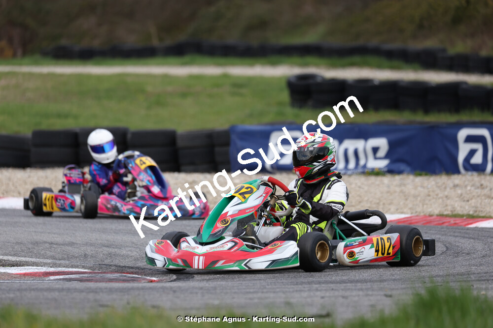 9 & 10/03/2024 : 1ère manche du Championnat du Sud au circuit d’Aigues-Vives (photos Stéphane Agnus) 2024 — karting