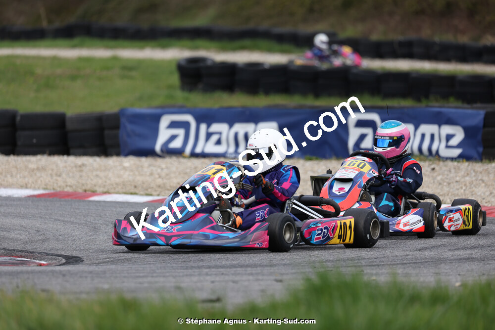 9 & 10/03/2024 : 1ère manche du Championnat du Sud au circuit d’Aigues-Vives (photos Stéphane Agnus) 2024 — karting