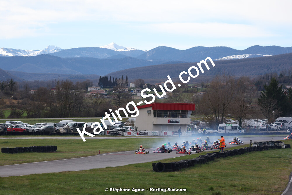 9 & 10/03/2024 : 1ère manche du Championnat du Sud au circuit d’Aigues-Vives (photos Stéphane Agnus) 2024 — karting