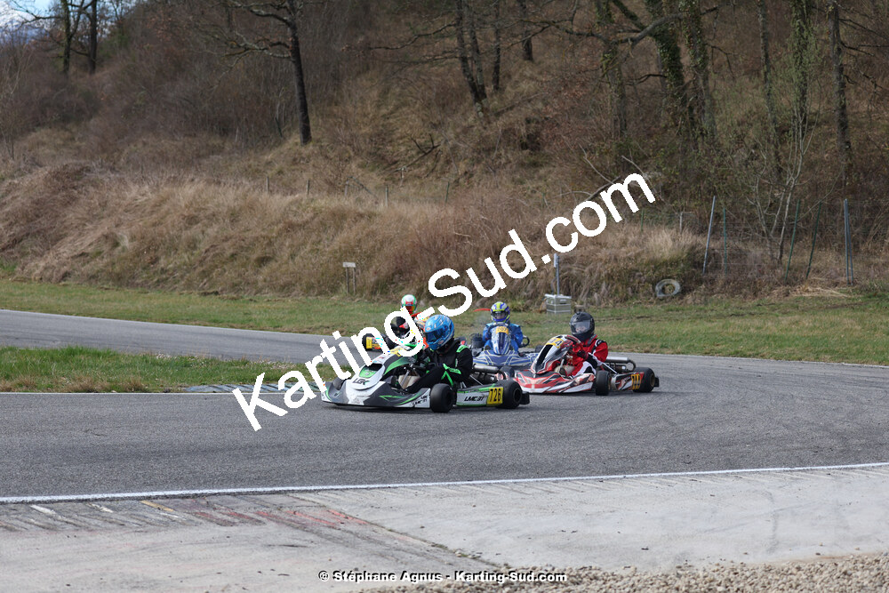 9 & 10/03/2024 : 1ère manche du Championnat du Sud au circuit d’Aigues-Vives (photos Stéphane Agnus) 2024 — karting