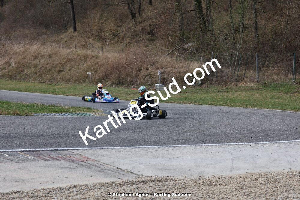 9 & 10/03/2024 : 1ère manche du Championnat du Sud au circuit d’Aigues-Vives (photos Stéphane Agnus) 2024 — karting